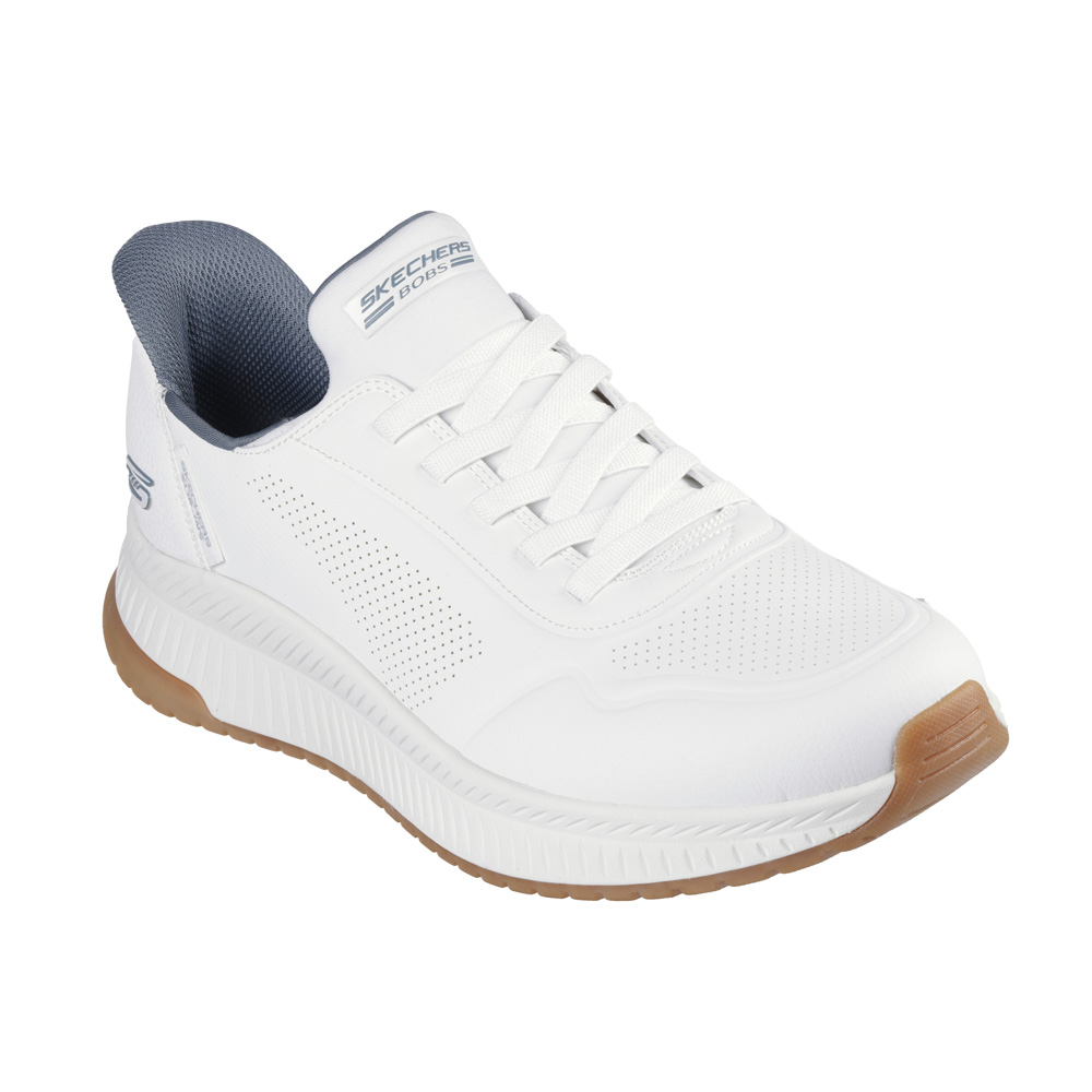 スケッチャーズ SKECHERS メンズスニーカー BOBS SQUAD 4 (WHT) 118424【FITHOUSE ONLINE SHOP】