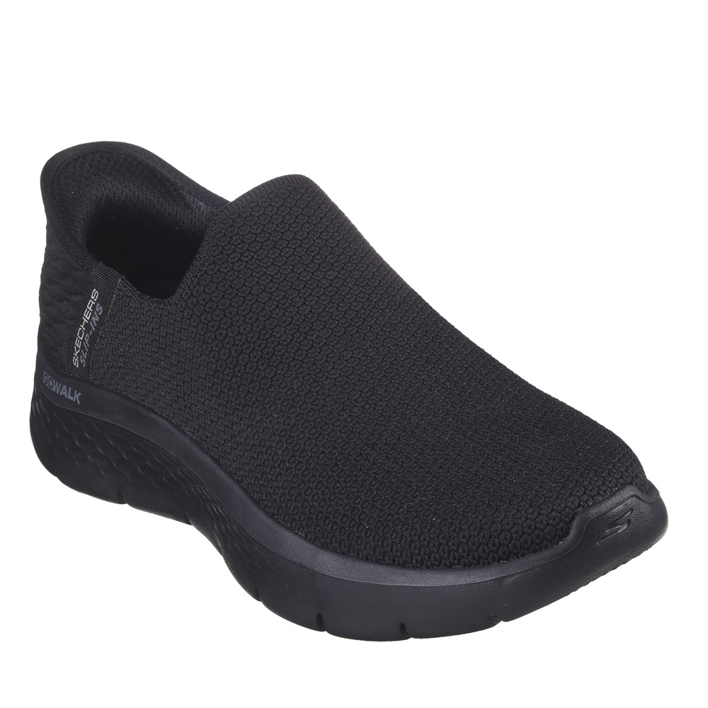 スケッチャーズ SKECHERS レディーススリッポン GO WALK FLEX (BBK