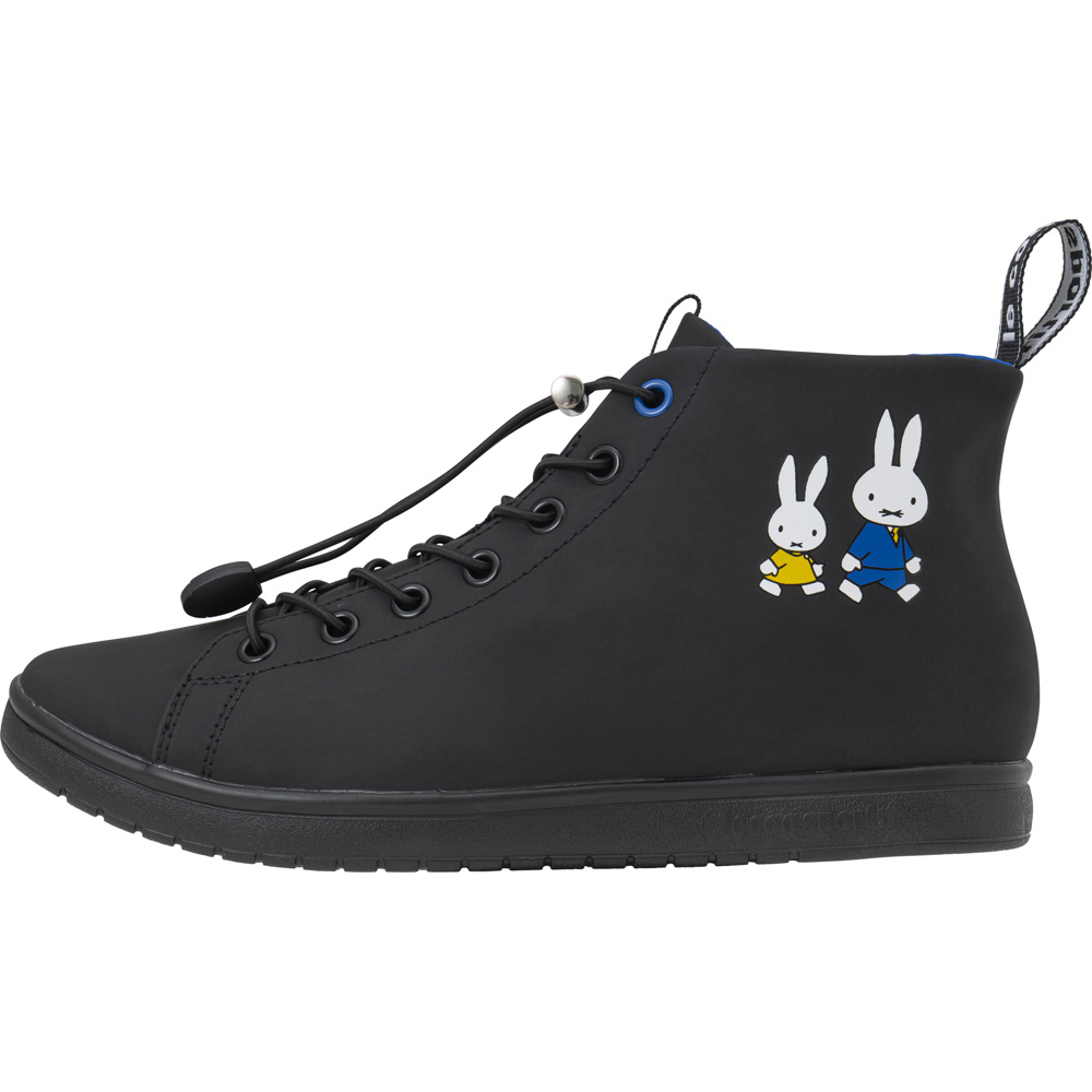 ルコック le coq sportif レディース レインシューズ ミッフィー miffy × LA ALMA MID II T+R  (BK) QY1WJD80【FITHOUSE ONLINE SHOP】