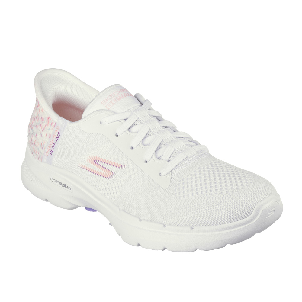 スケッチャーズ SKECHERS レディーススニーカー SLIP-INS GO-WALK6-VIVID IDEA (WMLT) 124627【FITHOUSE ONLINE SHOP】