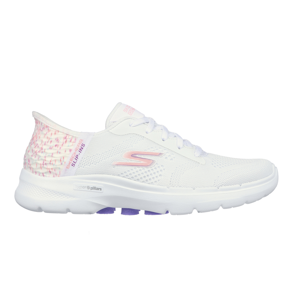 スケッチャーズ SKECHERS レディーススニーカー SLIPINS GOWALK6 VIVID IDEA ゴーウォーク 6 ビビッド アイデア スリップインズ WMLT 124627【FITHOUSE ONLINE SHOP】