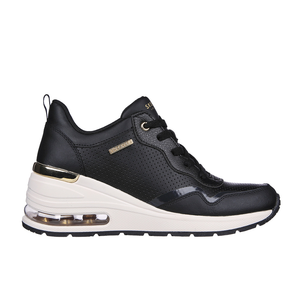 スケッチャーズ SKECHERS レディーススニーカー MILLION AIR  (BLK) 155399【FITHOUSE ONLINE SHOP】