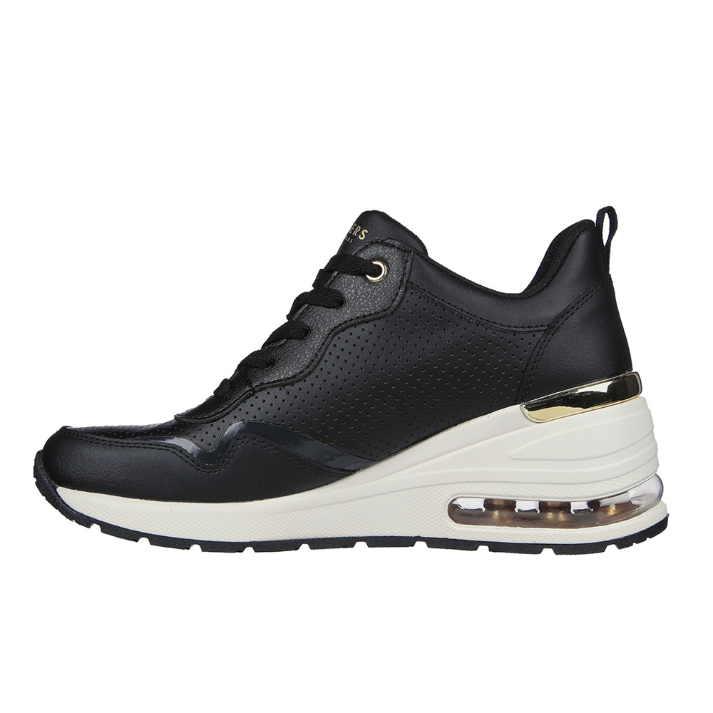 スケッチャーズ SKECHERS レディーススニーカー MILLION AIR  (BLK) 155399【FITHOUSE ONLINE SHOP】