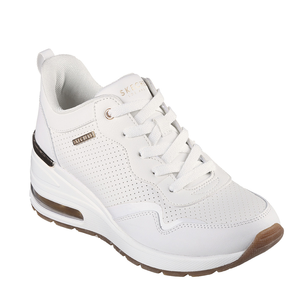 スケッチャーズ SKECHERS レディーススニーカー MILLION AIR ストリート ミリオン エア ホッター エア (WHT) 155399【FITHOUSE ONLINE SHOP】