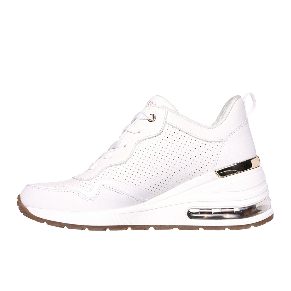 スケッチャーズ SKECHERS レディーススニーカー MILLION AIR ストリート ミリオン エア ホッター エア (WHT) 155399【FITHOUSE ONLINE SHOP】