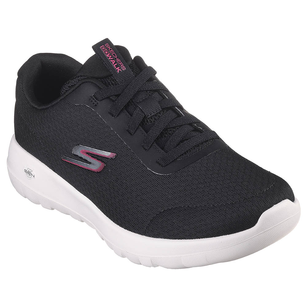 スケッチャーズ SKECHERS レディーススニーカー GO WALK JOY - ECSTATIC (BKW) 124094【FITHOUSE ONLINE SHOP】