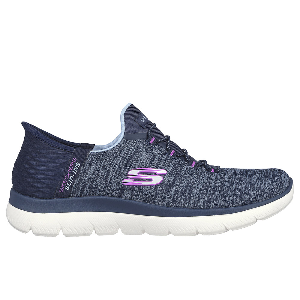 スケッチャーズ SKECHERS レディーススニーカー SUMMITS-DAZZLING HAZ サミッツ ダズリング ヘイズ スリップインズ CMモデル (NVPR) 149937W【FITHOUSE ONLINE SHOP】