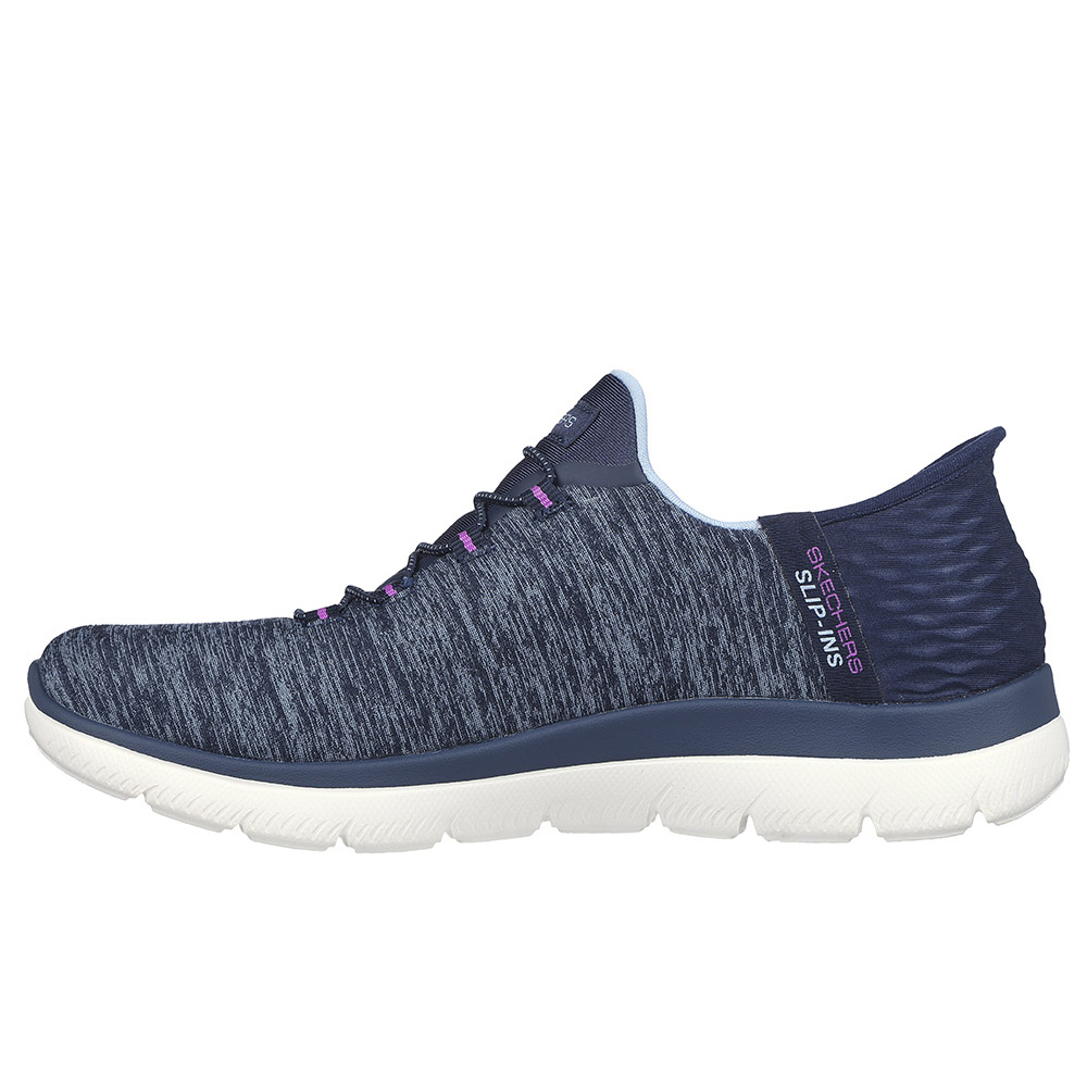 スケッチャーズ SKECHERS レディーススニーカー SUMMITS-DAZZLING HAZ サミッツ ダズリング ヘイズ スリップインズ CMモデル (NVPR) 149937W【FITHOUSE ONLINE SHOP】