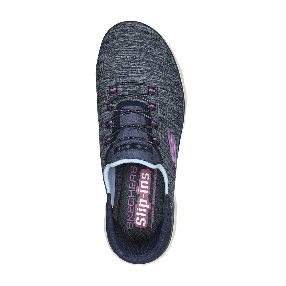 スケッチャーズ SKECHERS レディーススニーカー SUMMITS-DAZZLING HAZ サミッツ ダズリング ヘイズ スリップインズ CMモデル (NVPR) 149937W【FITHOUSE ONLINE SHOP】