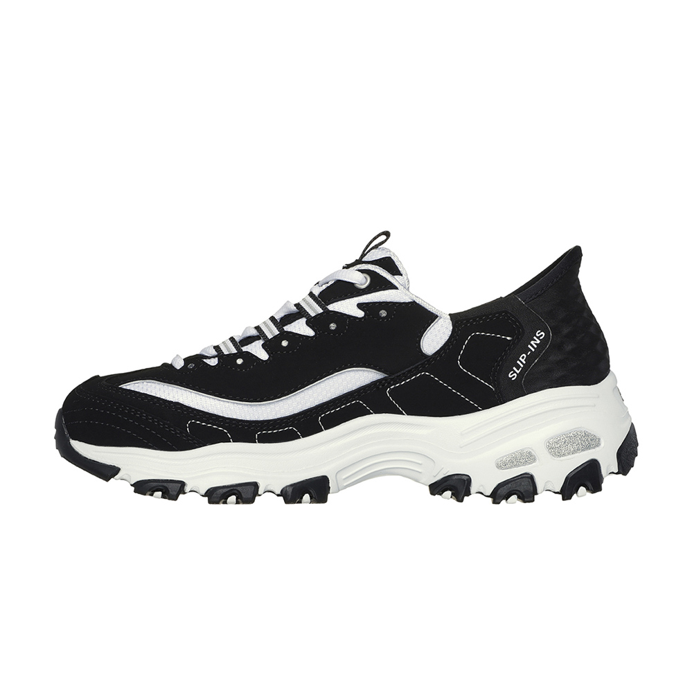 スケッチャーズ SKECHERS レディーススニーカー ディーライツ ニュークラシック スリップインズ 150030 BKW【FITHOUSE ONLINE SHOP】