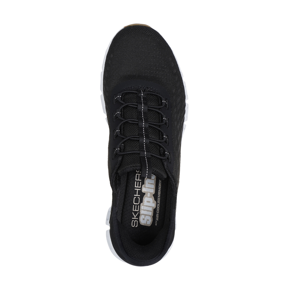 スケッチャーズ SKECHERS レディーススニーカー GLIDE-STEP (BKW) 104574【FITHOUSE ONLINE SHOP】
