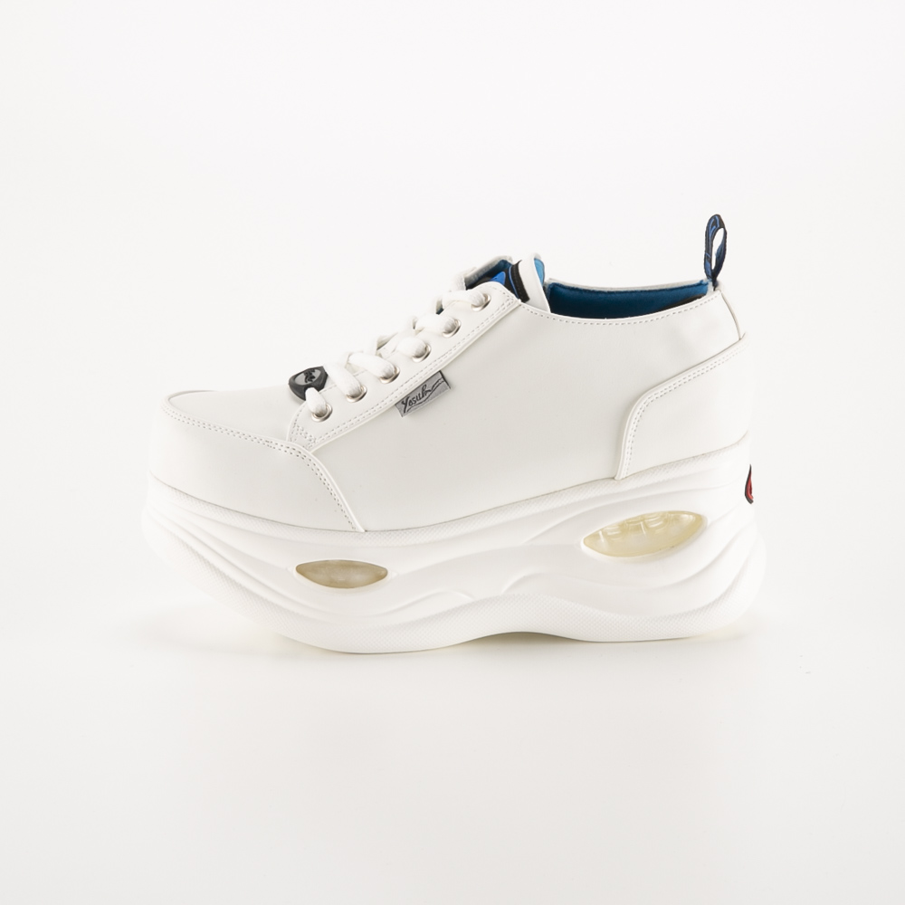 ヨースケ YOSUKE レディーススニーカー 厚底エアソールスニーカー 8cm YO-2710022 (WH)【FITHOUSE ONLINE SHOP】