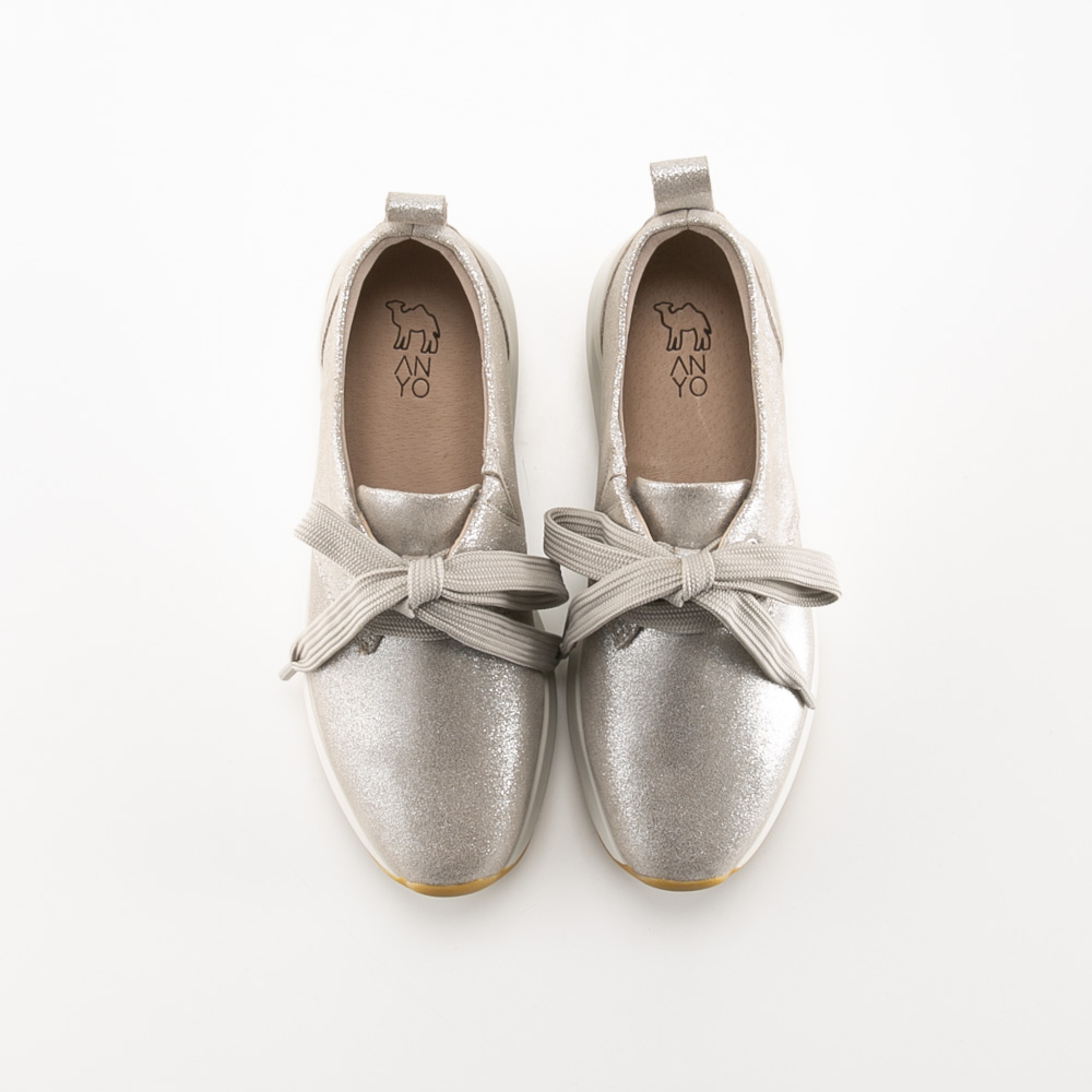 エーエヌワイオー ANYO レディース 厚底リボンスニーカー 6.0cm 2840059【FITHOUSE ONLINE SHOP】