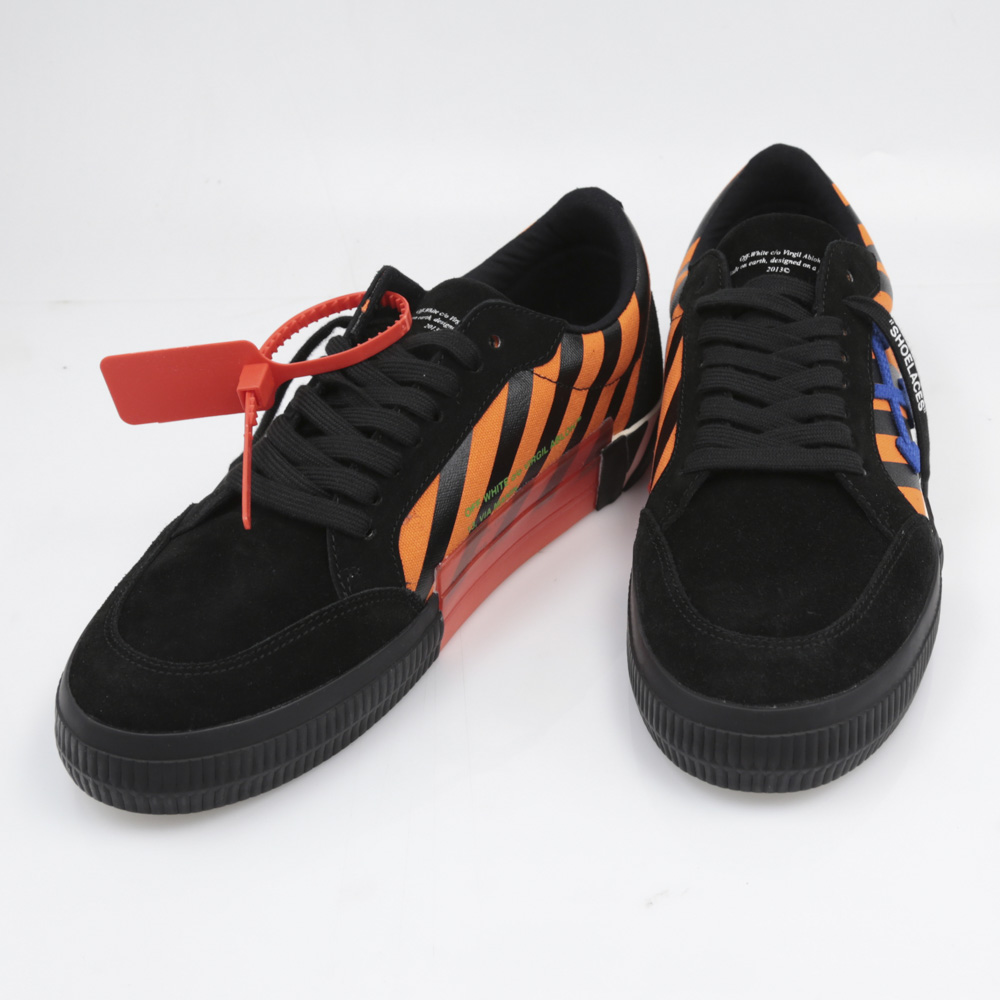 オフホワイト OFF WHITE メンズスニーカー DIAG LOW VULCANIZED ORANGE ...