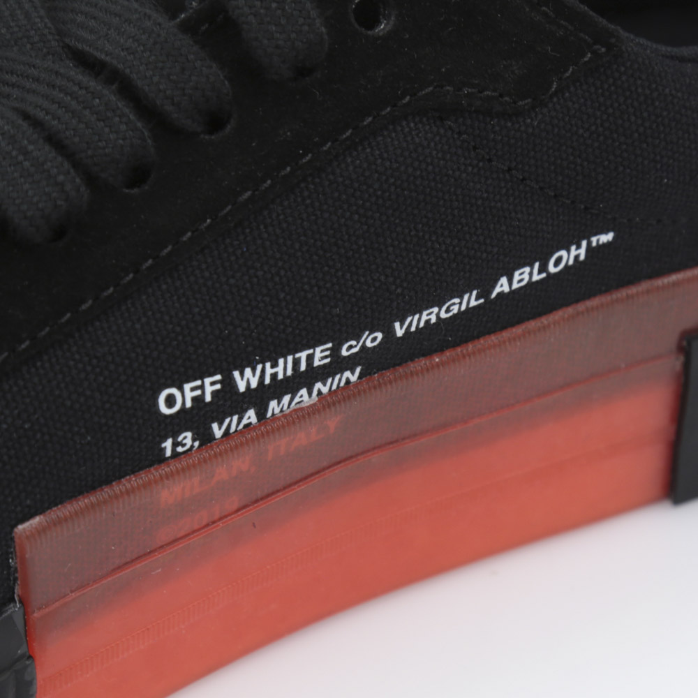 オフホワイト OFF WHITE メンズスニーカー LOW VULCANIZED BLACK OMIA085R20C210501010【FITHOUSE ONLINE SHOP】