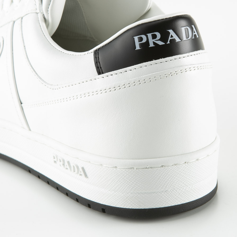 プラダ PRADA メンズスニーカー PRADA ダウンタウンレザースニーカー 