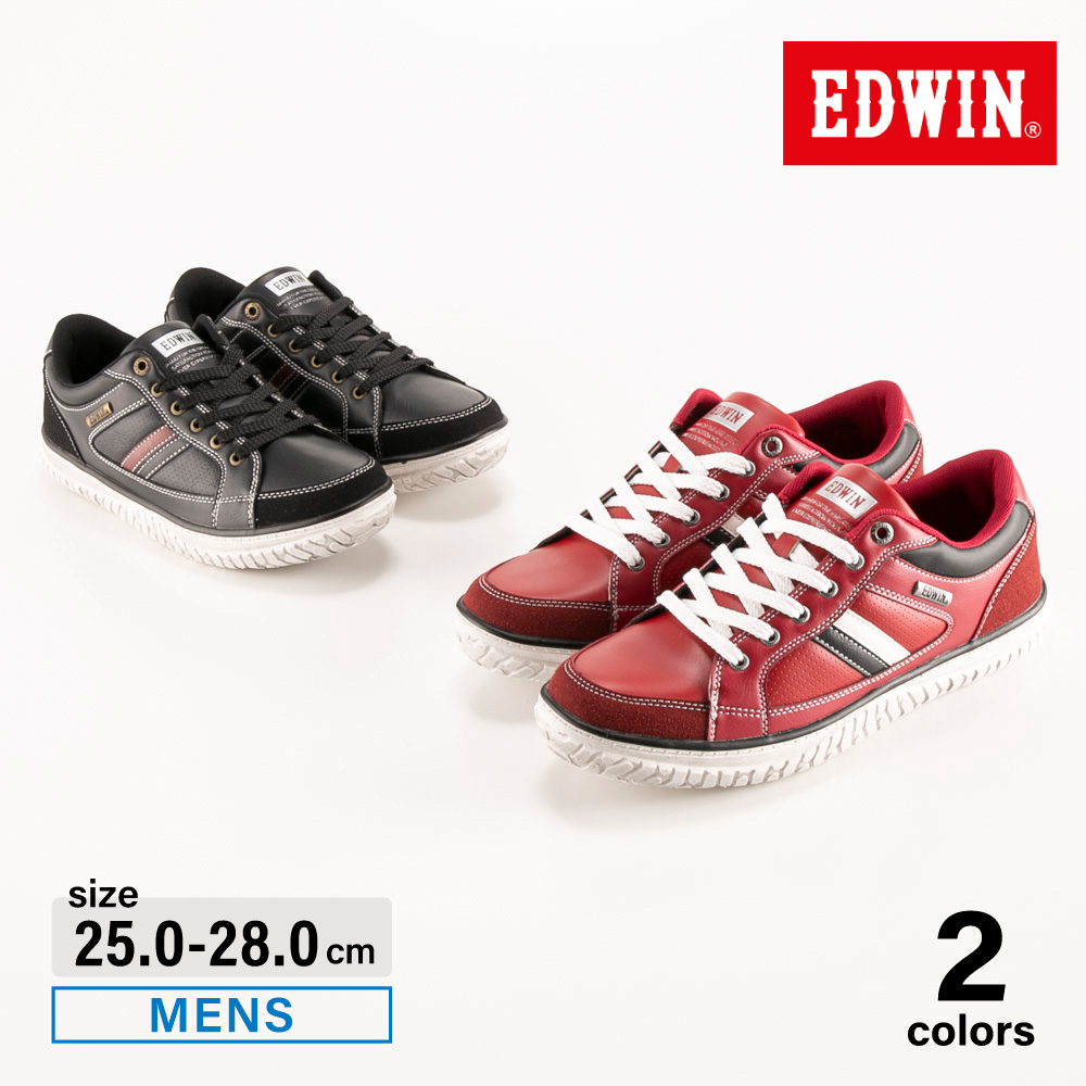 エドウィン EDWIN メンズスニーカー カジュアルレール EDW7747【FITHOUSE ONLINE SHOP】