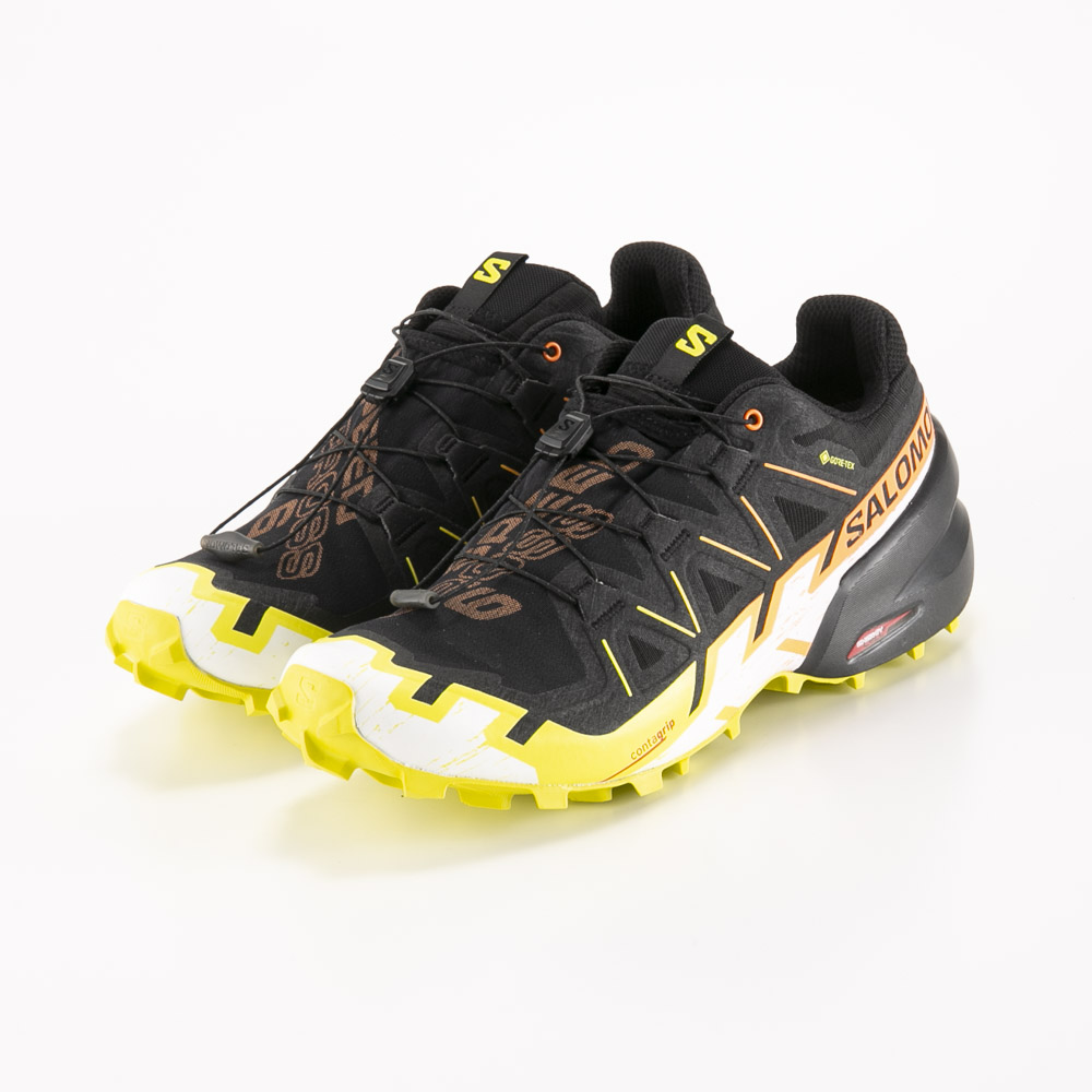 サロモン SALOMON メンズスニーカー SPEEDCROSS 6 GTX (Black/Sulphur) L47465400【FITHOUSE ONLINE SHOP】