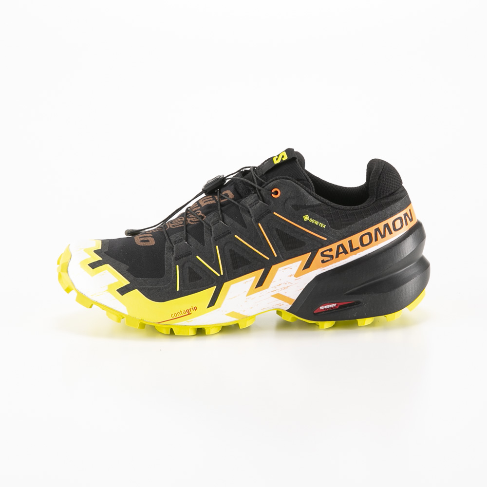 サロモン SALOMON メンズスニーカー スピードクロス6 ゴアテックス SPEEDCROSS 6 GTX Black/Sulphur L47465400【FITHOUSE ONLINE SHOP】