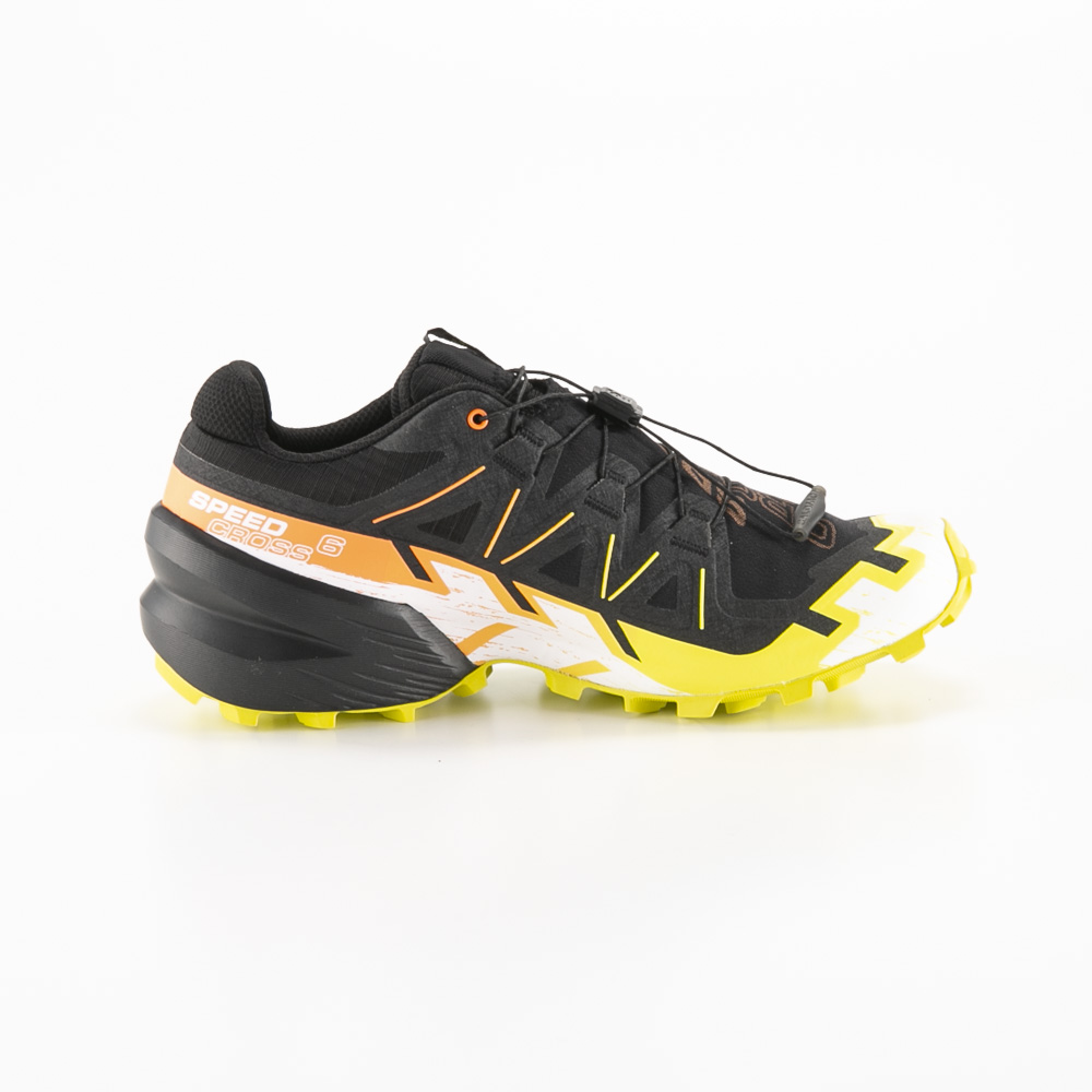 サロモン SALOMON メンズスニーカー スピードクロス6 ゴアテックス SPEEDCROSS 6 GTX Black/Sulphur L47465400【FITHOUSE ONLINE SHOP】