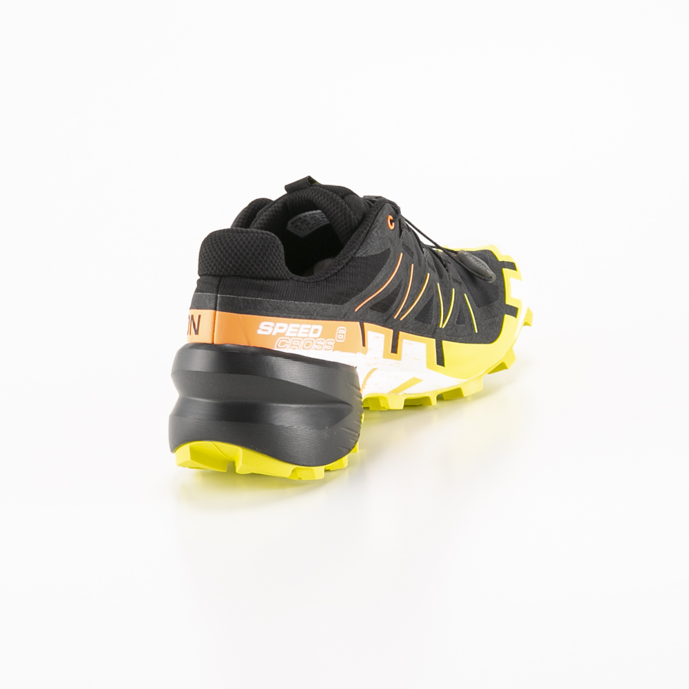 サロモン SALOMON メンズスニーカー スピードクロス6 ゴアテックス SPEEDCROSS 6 GTX Black/Sulphur L47465400【FITHOUSE ONLINE SHOP】