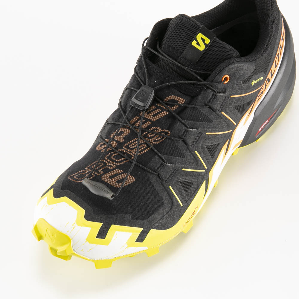 サロモン SALOMON メンズスニーカー スピードクロス6 ゴアテックス SPEEDCROSS 6 GTX Black/Sulphur L47465400【FITHOUSE ONLINE SHOP】