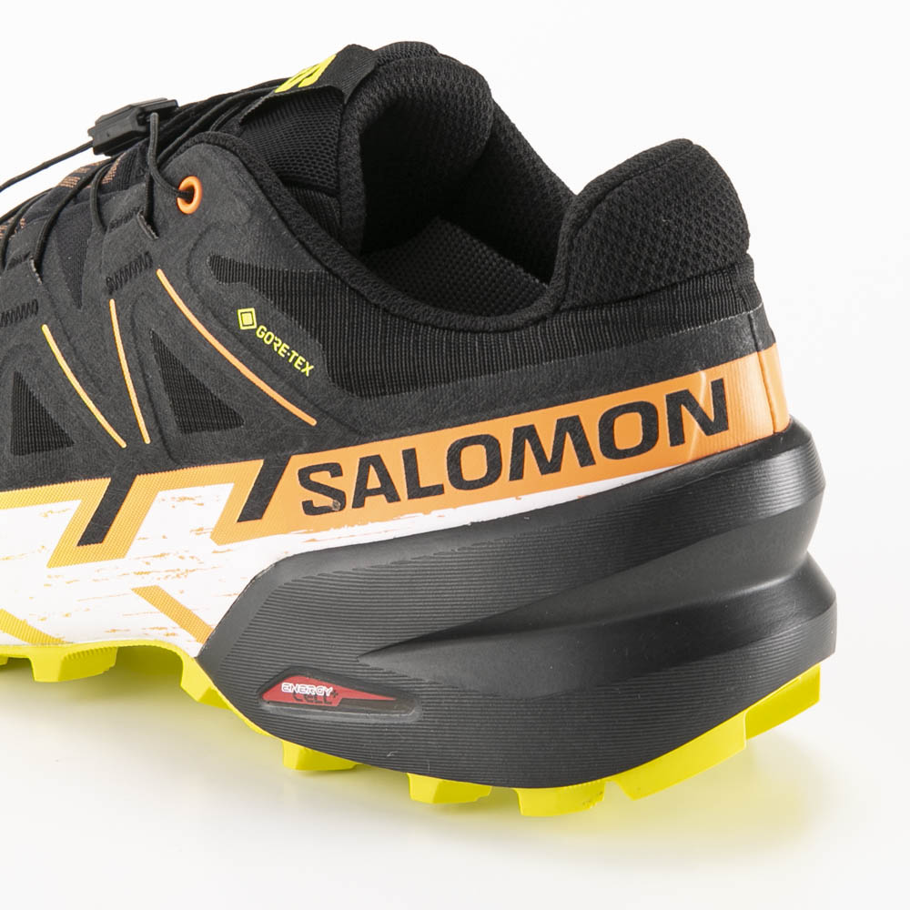 サロモン SALOMON メンズスニーカー スピードクロス6 ゴアテックス SPEEDCROSS 6 GTX Black/Sulphur L47465400【FITHOUSE ONLINE SHOP】
