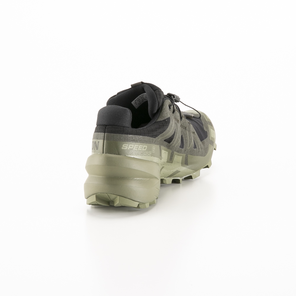 サロモン SALOMON メンズスニーカー SPEEDCROSS 6 GTX (Black/Peat/Deep Lichen Green) L47584100【FITHOUSE ONLINE SHOP】