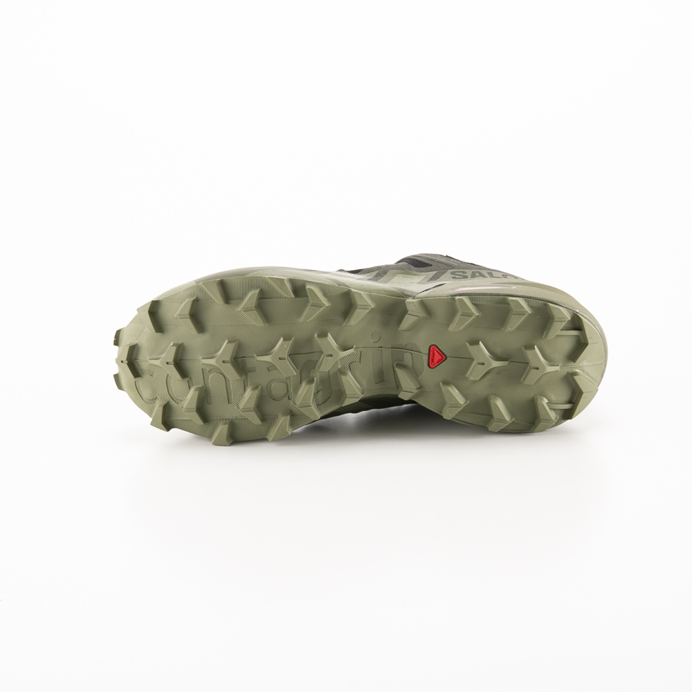 サロモン SALOMON メンズスニーカー SPEEDCROSS 6 GTX (Black/Peat/Deep Lichen Green) L47584100【FITHOUSE ONLINE SHOP】