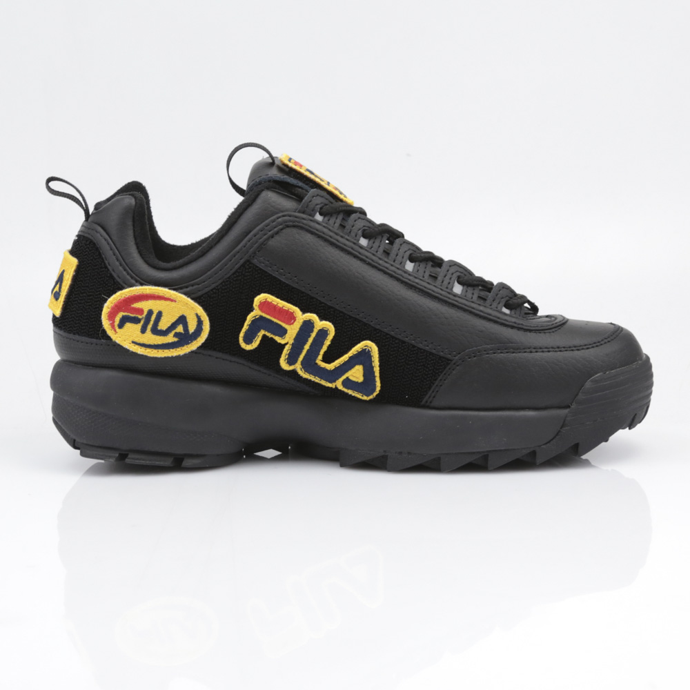 フィラ FILA メンズスニーカー DISRUPTOR2 PATCH BK F0331【FITHOUSE ONLINE SHOP】