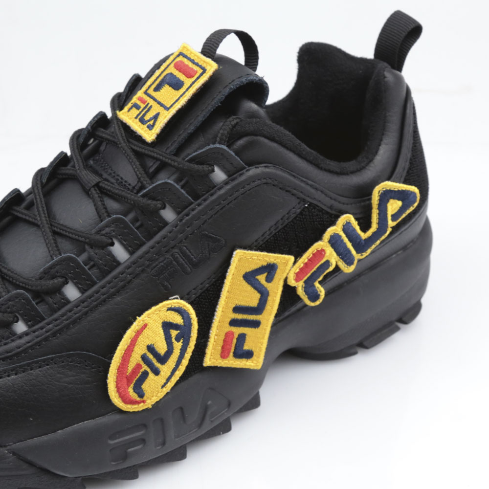 フィラ FILA メンズスニーカー DISRUPTOR2 PATCH BK F0331【FITHOUSE ONLINE SHOP】