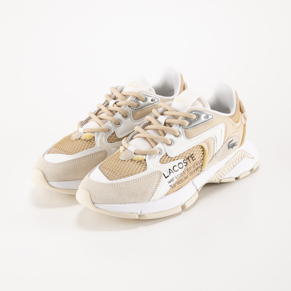 ラコステ LACOSTE レディーススニーカー L003 NEO 124 1SFA LT3 TAN/WHT 47SFA0093【FITHOUSE ONLINE SHOP】