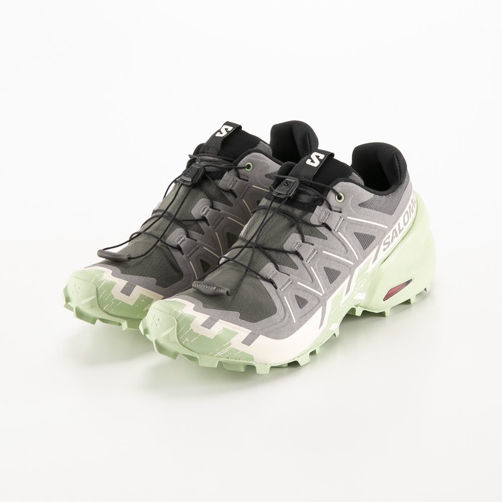 サロモン SALOMON レディーススニーカー SPEEDCROSS 6 W (Castlerock/Vanilla Ice/Smoke Green) L47582000【FITHOUSE ONLINE SHOP】