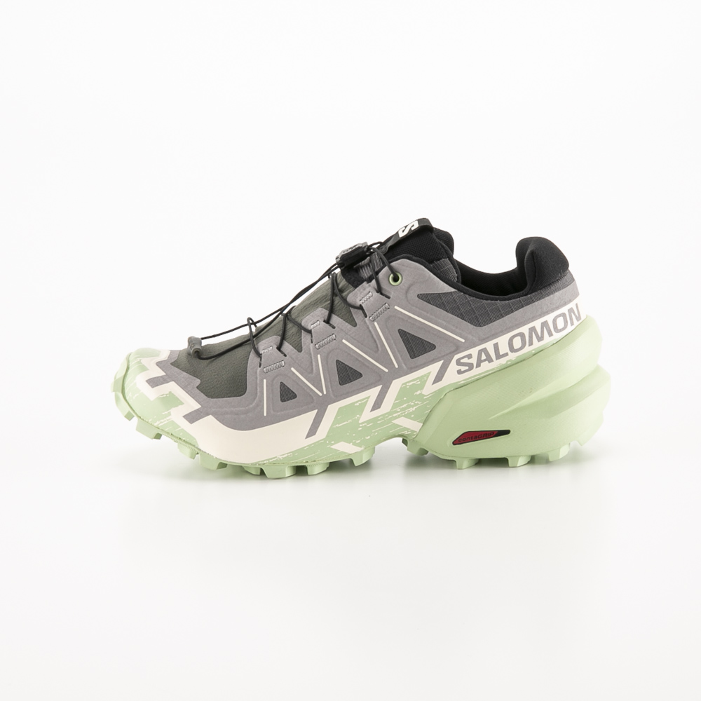 サロモン SALOMON レディーススニーカー SPEEDCROSS 6 W (Castlerock/Vanilla Ice/Smoke Green) L47582000【FITHOUSE ONLINE SHOP】