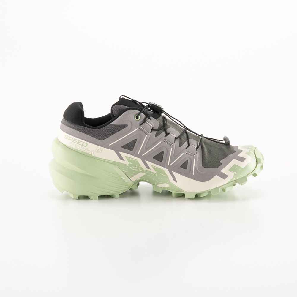 サロモン SALOMON レディーススニーカー SPEEDCROSS 6 W (Castlerock/Vanilla Ice/Smoke Green) L47582000【FITHOUSE ONLINE SHOP】