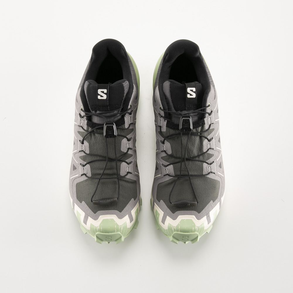 サロモン SALOMON レディーススニーカー SPEEDCROSS 6 W (Castlerock/Vanilla Ice/Smoke Green) L47582000【FITHOUSE ONLINE SHOP】