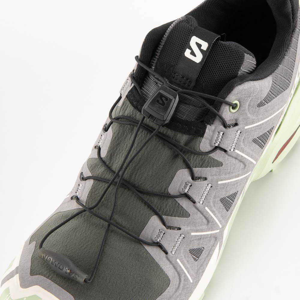 サロモン SALOMON レディーススニーカー SPEEDCROSS 6 W (Castlerock/Vanilla Ice/Smoke Green) L47582000【FITHOUSE ONLINE SHOP】