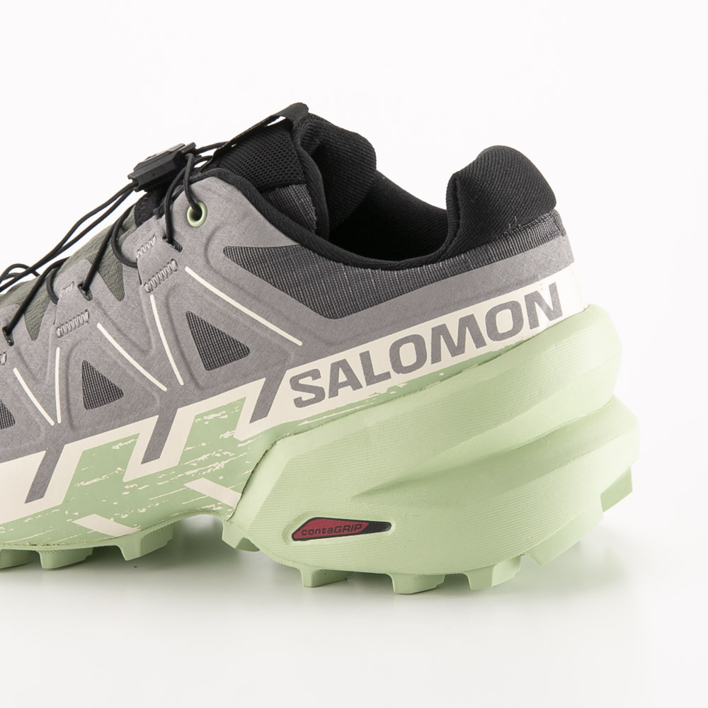 サロモン SALOMON レディーススニーカー SPEEDCROSS 6 W (Castlerock/Vanilla Ice/Smoke Green) L47582000【FITHOUSE ONLINE SHOP】