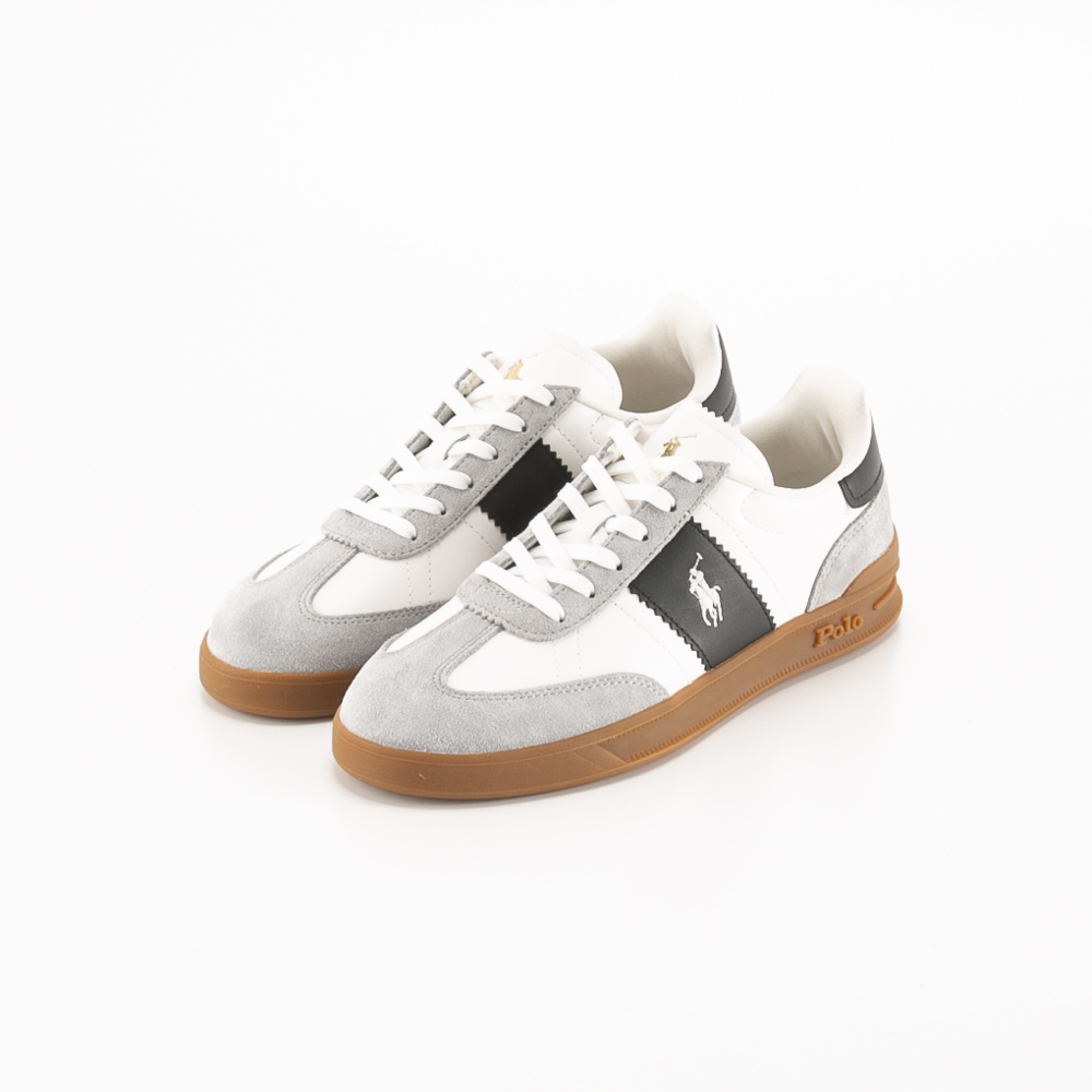 ポロラルフローレン POLO RALPH LAUREN レディーススニーカー Heritage Aera レザー スエード MAPSF20638【FITHOUSE ONLINE SHOP】