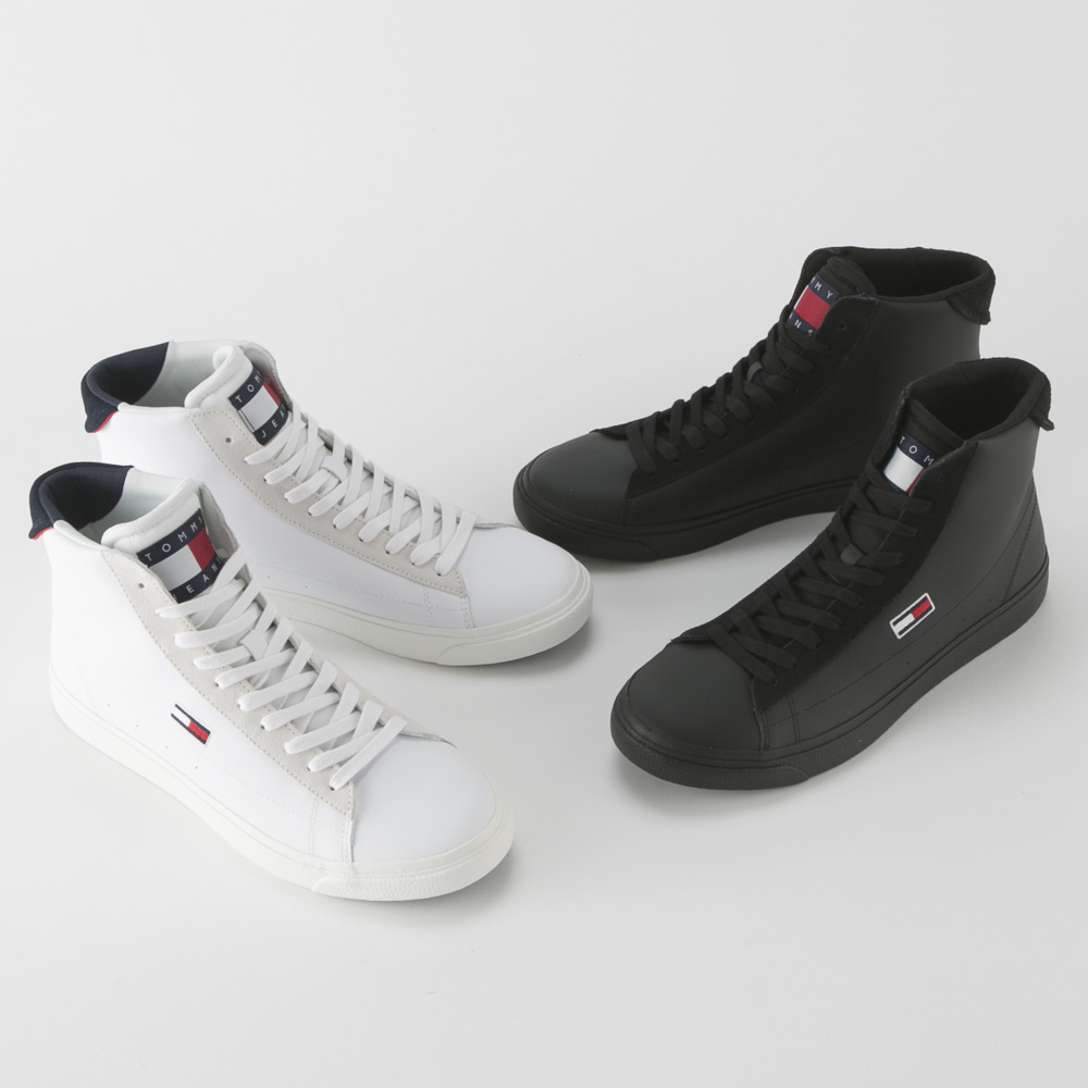 トミージーンズ TOMMY JEANS メンズスニーカー RETRO VULC HI EM0EM00805【FITHOUSE ONLINE SHOP】