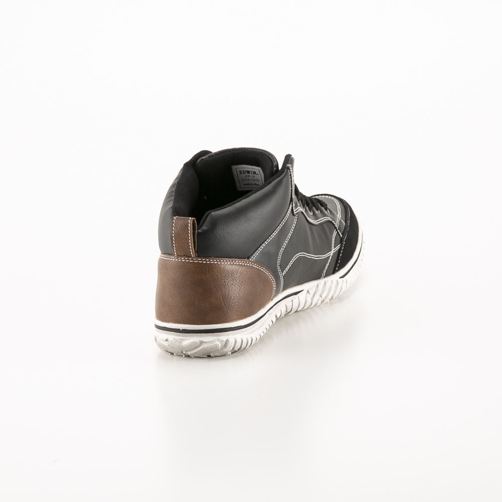 エドウィン EDWIN メンズスニーカー ボウスイ ミッドカット (BLK) EDW7859【FITHOUSE ONLINE SHOP】