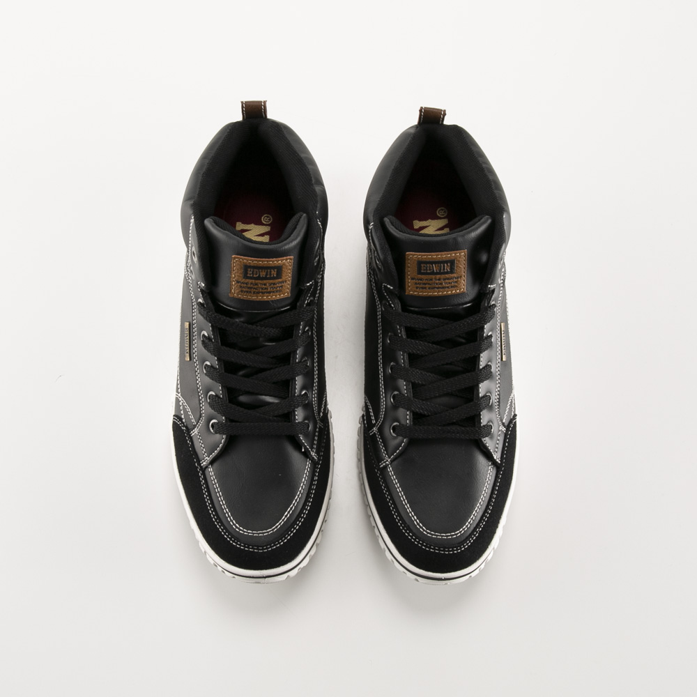 エドウィン EDWIN メンズスニーカー ボウスイ ミッドカット (BLK) EDW7859【FITHOUSE ONLINE SHOP】