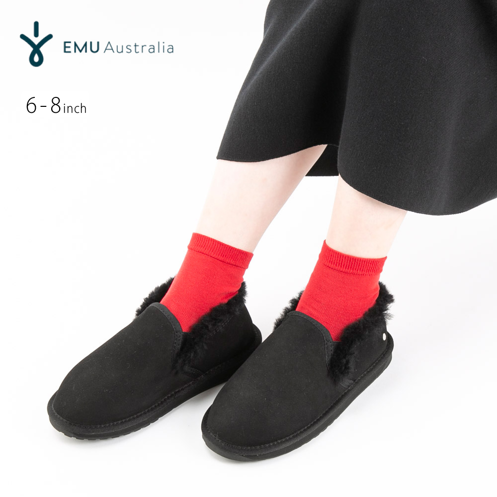 エミュー EMU Australia レディース Stinger Reef ショート ムートン スリッポン W12714【FITHOUSE ONLINE SHOP】