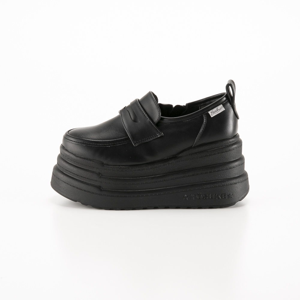 ヨースケ YOSUKE レディースシューズ 厚底ローファー 9.5cm (BL) YO-2710042【FITHOUSE ONLINE SHOP】