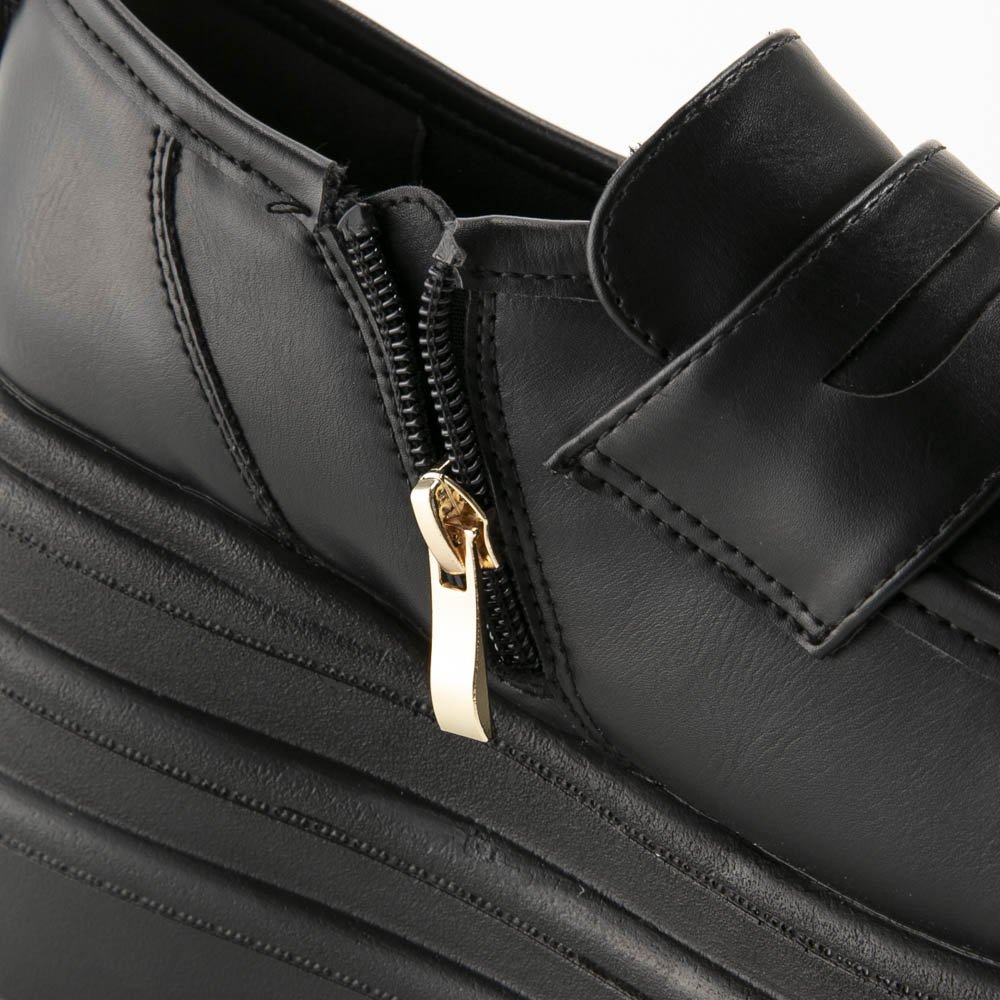ヨースケ YOSUKE レディースシューズ 厚底ローファー 9.5cm (BL) YO-2710042【FITHOUSE ONLINE SHOP】
