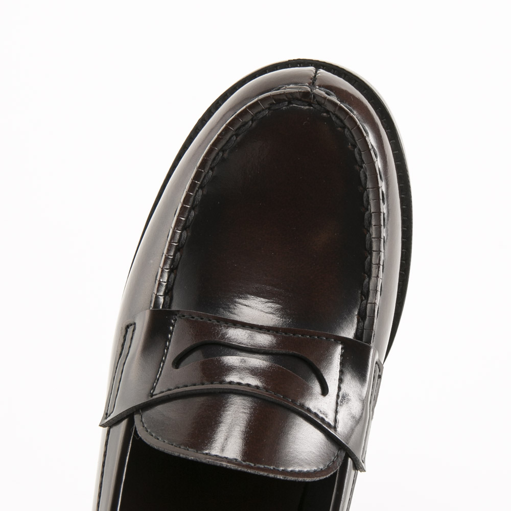 ハルタ HARUTA レディースシューズ ヒールアップ コインローファー 4603 人工皮革【FITHOUSE ONLINE SHOP】