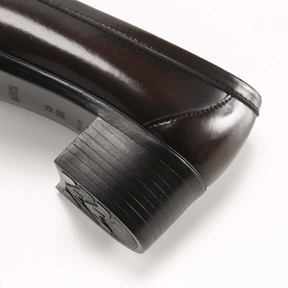 ハルタ HARUTA レディースシューズ ヒールアップ コインローファー 4603 人工皮革【FITHOUSE ONLINE SHOP】