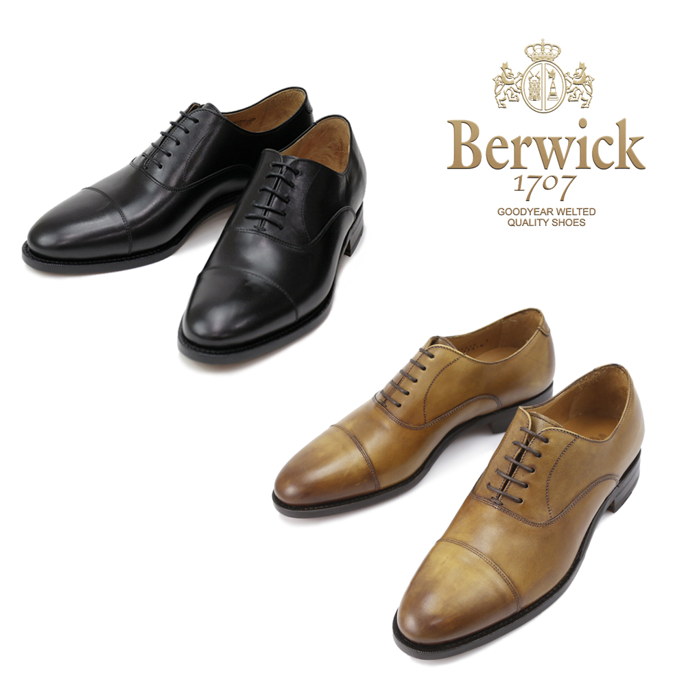 【アウトレット】バーウィック Berwick  メンズシューズ ドレス内羽根ストレートチップ 3010【FITHOUSE ONLINE SHOP】