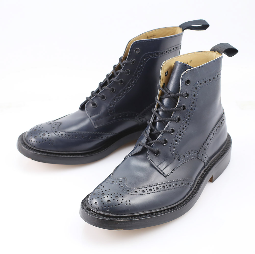 【アウトレット】トリッカーズ TRICKERS メンズブーツ 2508/Navy Blue【FITHOUSE ONLINE SHOP】