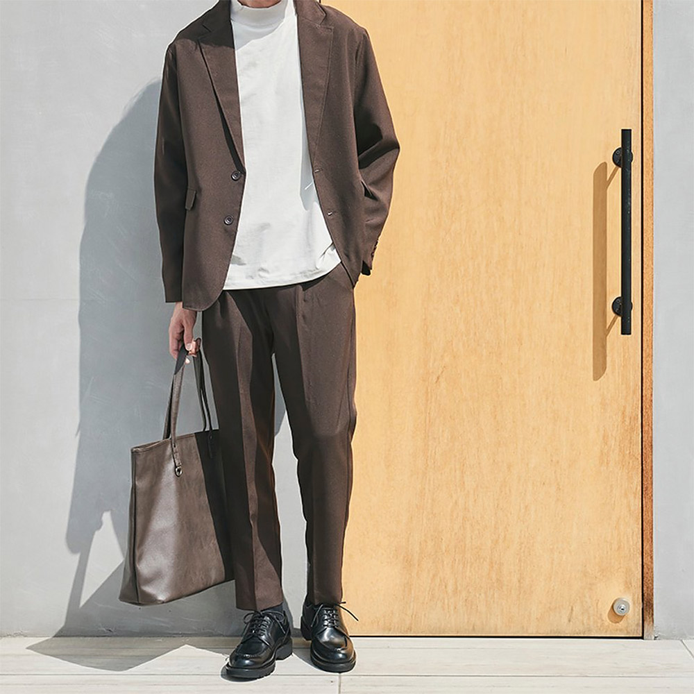 アシックス ASICS テクシーリュクス texcy luxe ビジネスシューズ スリムフィット ミニマルデザイン×ラギッド厚底 Uチップ TU-8017【FITHOUSE ONLINE SHOP】